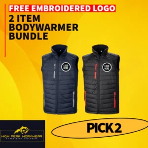 2x Result Compass Padded Gilet Package