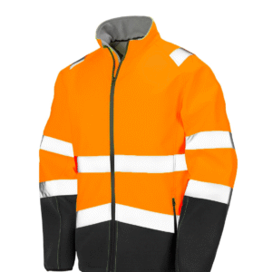 Result hi-vis soft shell jacket